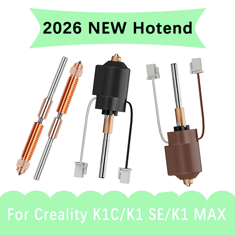 High Flow Ceramic Hotend - 2026 NEUER Hotend für Creality K1C