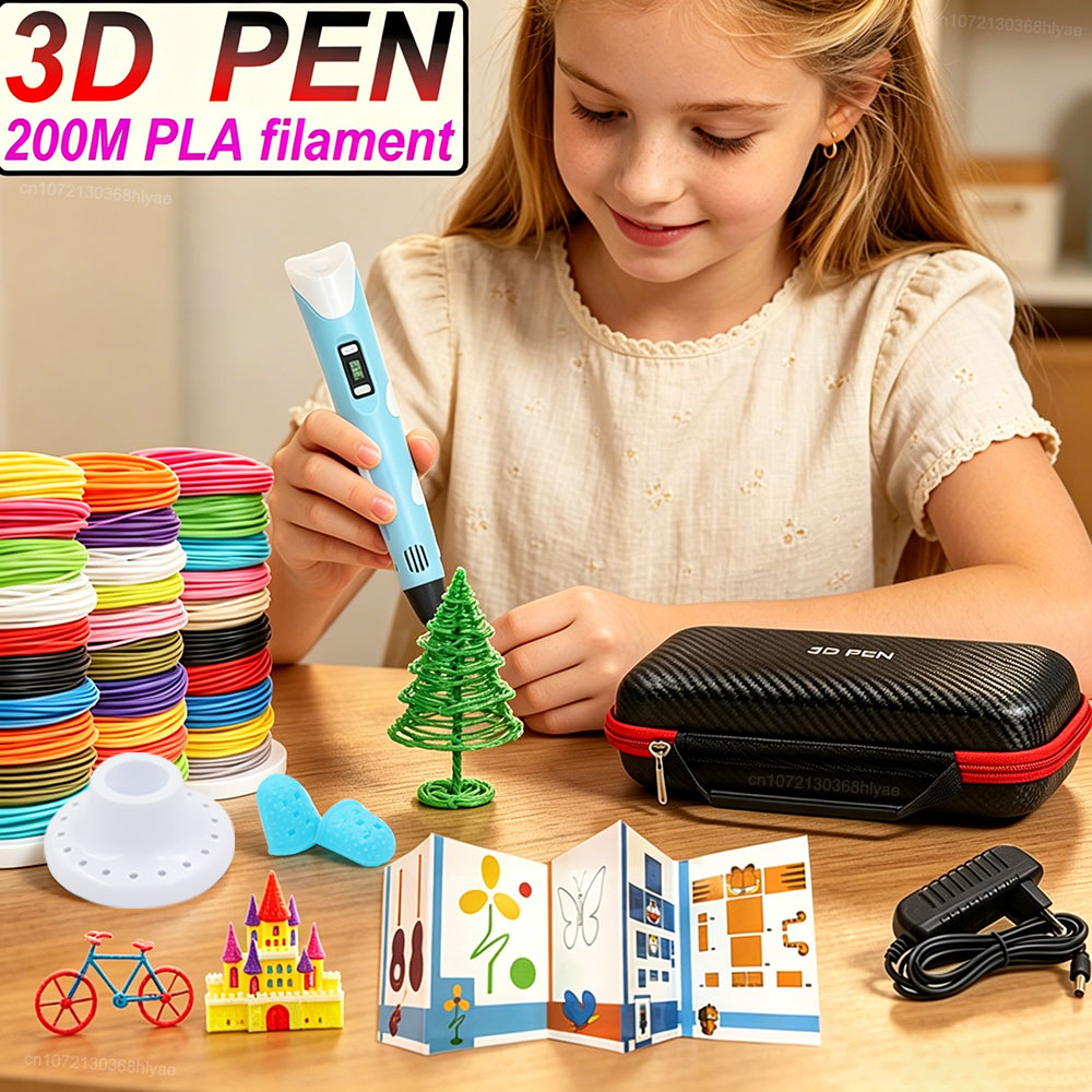 Pla Filament - Neuer 3D-Stift für Kinder mit LCD-Display,