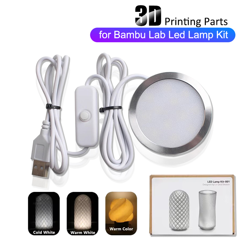 3D Printer Stand - Für Bambu Lab, verstellbares Licht-Set, LED-Licht-Hardware,
