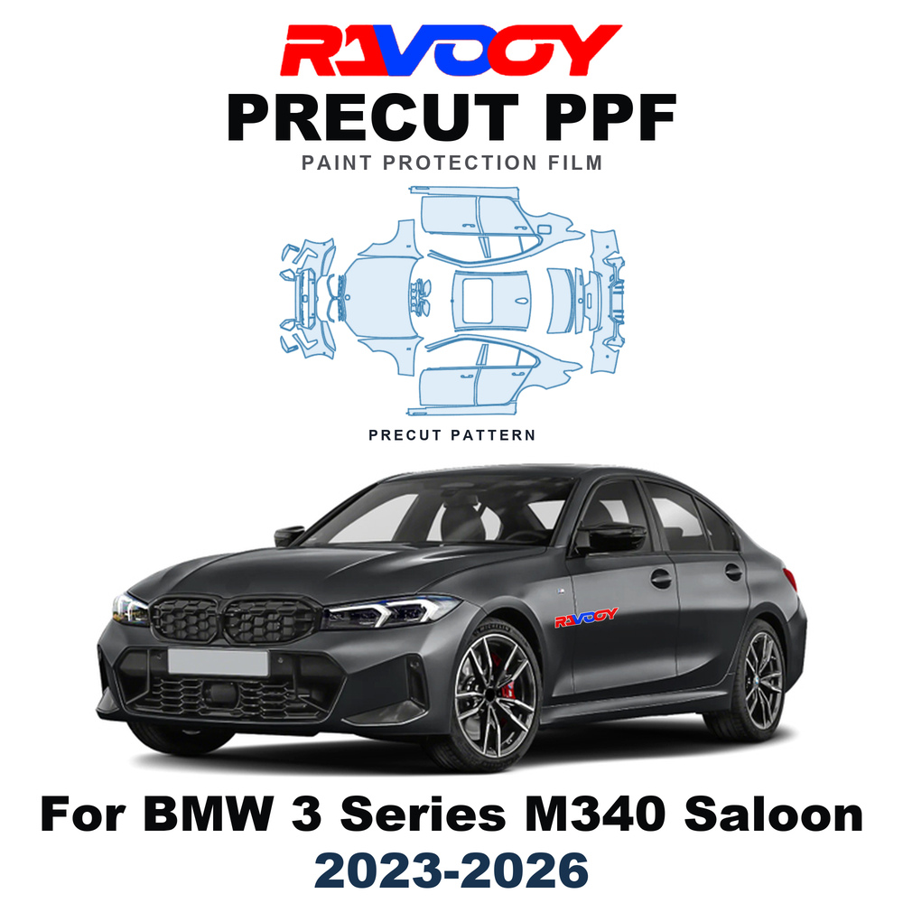 Abs Filament - Vorgeschnittene PPF für BMW 3er M340