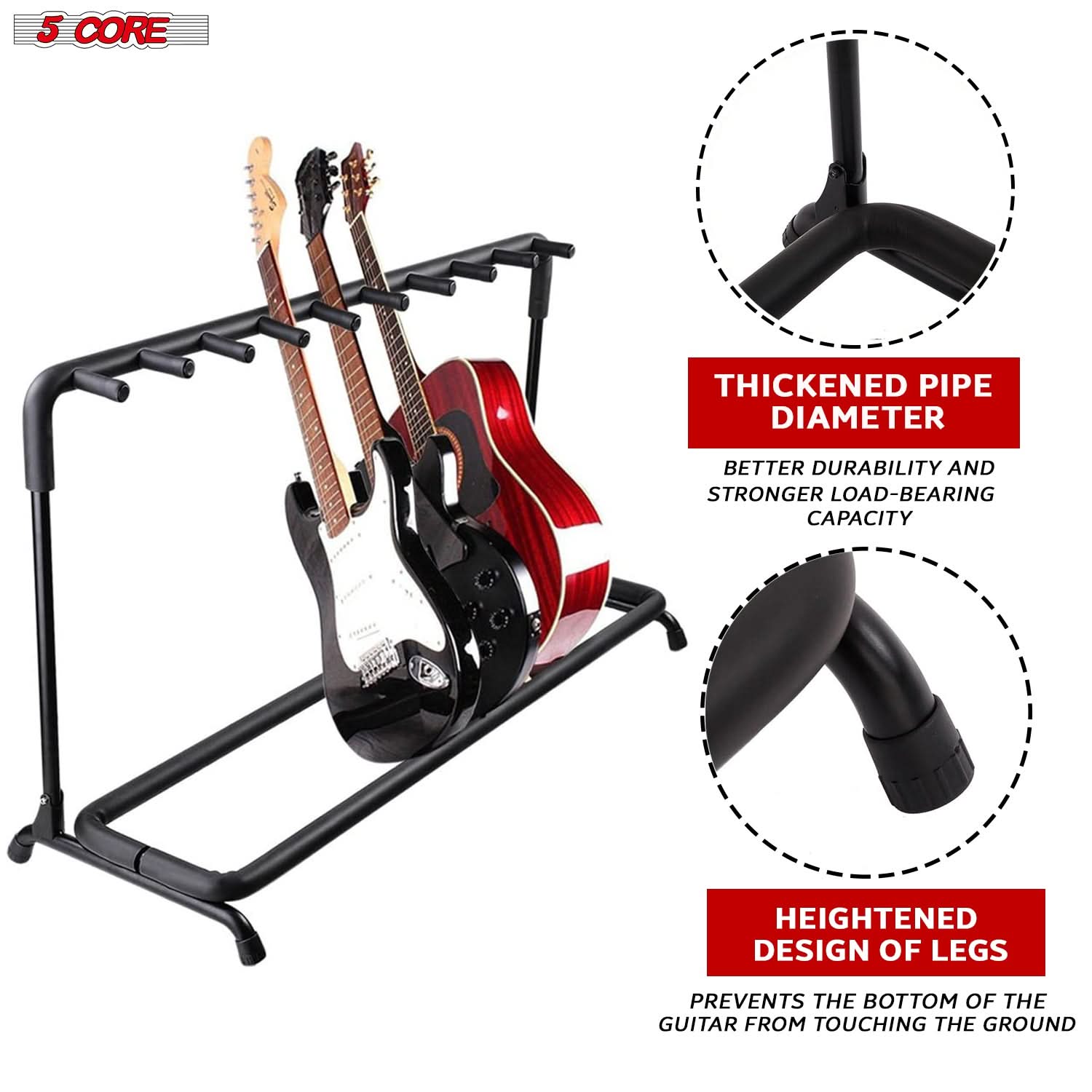 5-Kern Multi-Gitarrenständer B – Resin Vat Bewertung und Preis