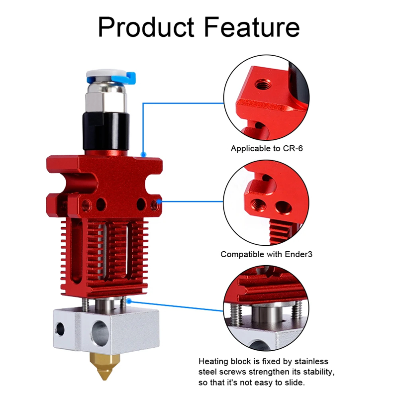 3D-Druckerteile CR6 SE J-Kopf  – Direct Drive Extruder Bewertung und Preis