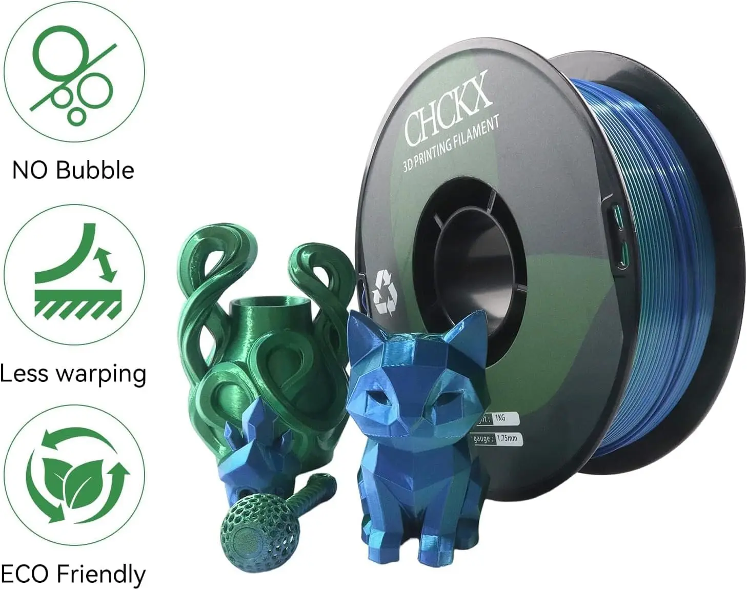 US-Lager 16er-Pack Seiden-Rege – Pla Filament Bewertung und Preis