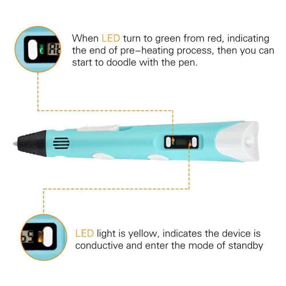 Dikale 3D Stift Led-bildschirm – Pla Filament Bewertung und Preis