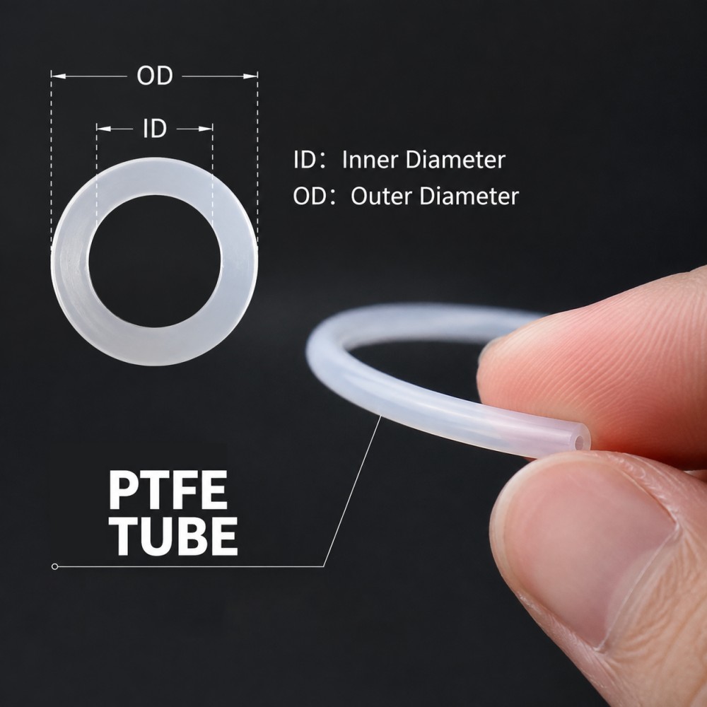 Weißer PTFE-Schlauch, isoliert – Ptfe Tube Bewertung und Preis