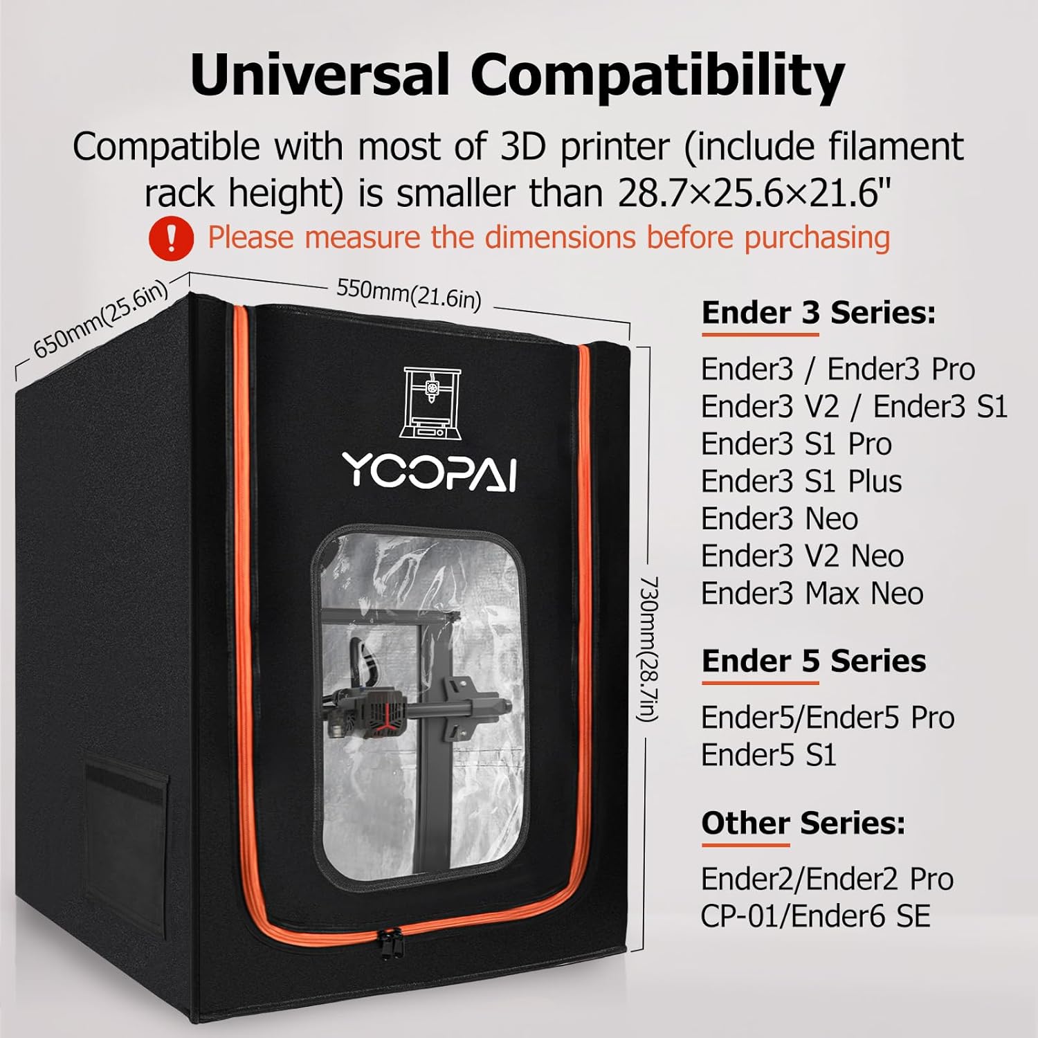 CREALITY YOOPAI 3D-Drucker-Geh – Enclosure 3D Printer Bewertung und Preis