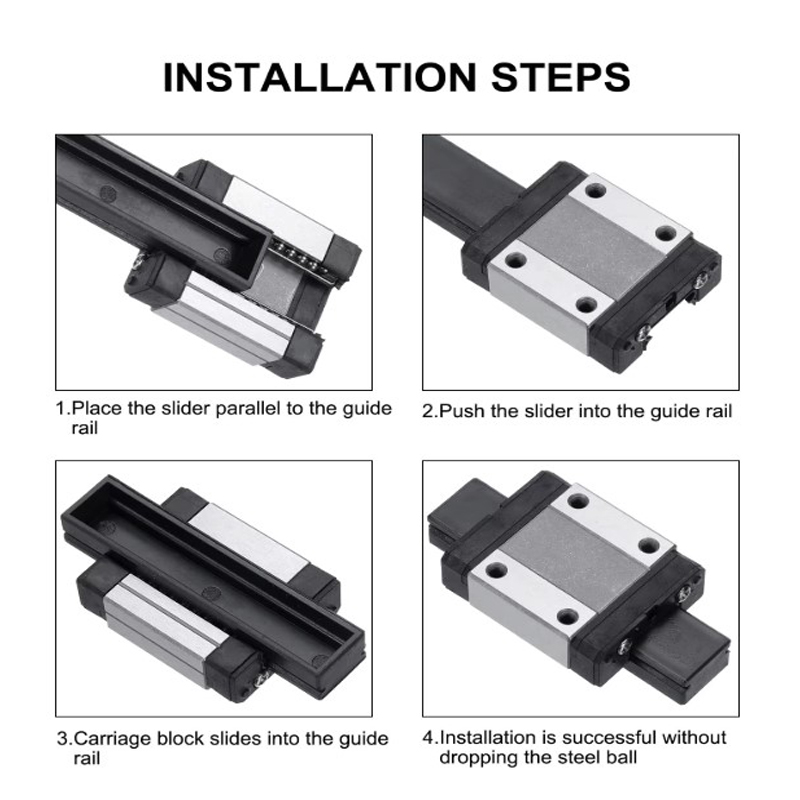 4er-Set SMGN7H MGN9H MGN12H MG – Linear Rail Mgn12H Set Bewertung und Preis